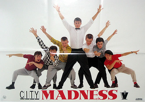 Madness Madness 7 + Poster Japanese vinyl LP album (LP record